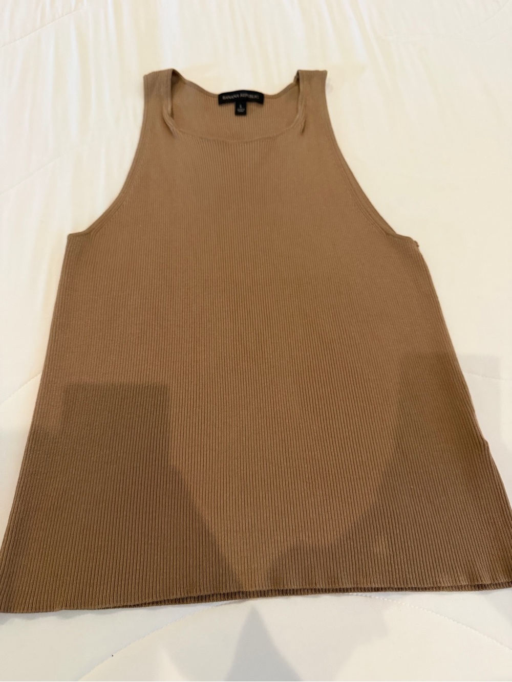 Banana Republic Ribbed Tank Top - Brown